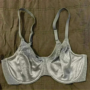 Wacoal Style 855303 Back Appeal Underwire Bra Size 32D Color Steel Blue Gray